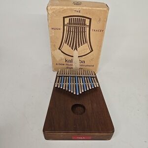Vintage Hugh Tracey 17-Tine Kalimba African Thumb Piano
